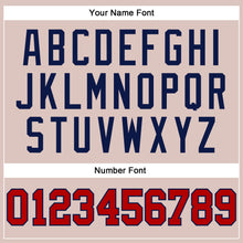 Load image into Gallery viewer, Custom Camo Red-Navy Authentic Salute To Service Baseball Jersey