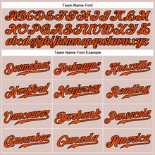 Load image into Gallery viewer, Custom Camo Orange-Black Authentic Salute To Service Baseball Jersey