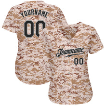 Load image into Gallery viewer, Custom Camo Black-Gray Authentic Salute To Service Baseball Jersey