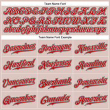 Load image into Gallery viewer, Custom Camo Red-Black Authentic Salute To Service Baseball Jersey