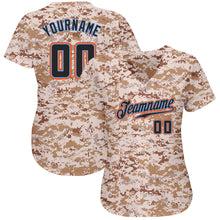 Load image into Gallery viewer, Custom Camo Black-Powder Blue Authentic Salute To Service Baseball Jersey