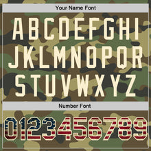 Laden Sie das Bild in den Galerie-Viewer, Custom Camo Vintage USA Flag-Cream Authentic Salute To Service Basketball Jersey