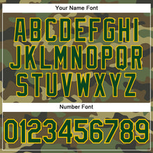 Загрузить изображение в средство просмотра галереи, Custom Camo Green-Yellow Performance Salute To Service T-Shirt
