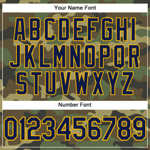Загрузить изображение в средство просмотра галереи, Custom Camo Navy-Gold Performance Salute To Service T-Shirt
