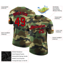 Загрузить изображение в средство просмотра галереи, Custom Camo Red-Navy Performance Salute To Service T-Shirt