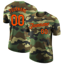 Загрузить изображение в средство просмотра галереи, Custom Camo Orange-Black Performance Salute To Service T-Shirt