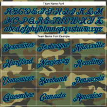 Загрузить изображение в средство просмотра галереи, Custom Camo Navy-Teal Performance Salute To Service T-Shirt