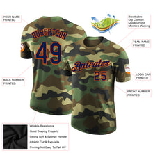 Загрузить изображение в средство просмотра галереи, Custom Camo Navy-Orange Performance Salute To Service T-Shirt