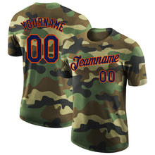 Загрузить изображение в средство просмотра галереи, Custom Camo Navy-Orange Performance Salute To Service T-Shirt