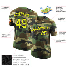 Загрузить изображение в средство просмотра галереи, Custom Camo Neon Yellow-Black Performance Salute To Service T-Shirt