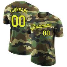 Загрузить изображение в средство просмотра галереи, Custom Camo Neon Yellow-Black Performance Salute To Service T-Shirt