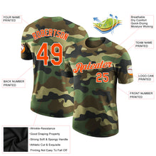 Загрузить изображение в средство просмотра галереи, Custom Camo Orange-White Performance Salute To Service T-Shirt