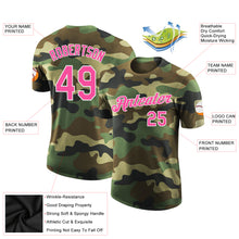 Загрузить изображение в средство просмотра галереи, Custom Camo Pink-White Performance Salute To Service T-Shirt