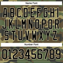 Charger l'image dans la galerie, Custom Camo Black-Cream Salute To Service Hockey Lace Neck Jersey
