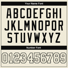 Загрузить изображение в средство просмотра галереи, Custom Cream Cream-Black Authentic Baseball Jersey