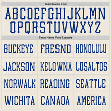 Загрузить изображение в средство просмотра галереи, Custom Cream Red-Royal Mesh Authentic Football Jersey