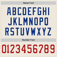 Загрузить изображение в средство просмотра галереи, Custom Cream Red-Royal Mesh Authentic Football Jersey