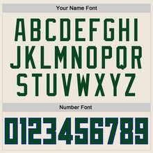 Загрузить изображение в средство просмотра галереи, Custom Cream Green-Royal Mesh Authentic Football Jersey