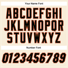 Загрузить изображение в средство просмотра галереи, Custom Cream Black-Old Gold Authentic Baseball Jersey