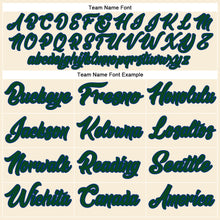 Charger l'image dans la galerie, Custom Cream Green-Royal Authentic Baseball Jersey