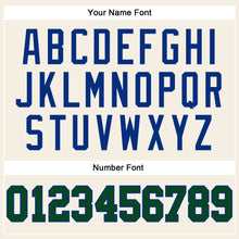 Load image into Gallery viewer, Custom Cream Green-Royal Authentic Sleeveless Baseball Jersey