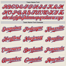 Загрузить изображение в средство просмотра галереи, Custom Cream Royal-Red Authentic Baseball Jersey