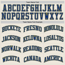 Laden Sie das Bild in den Galerie-Viewer, Custom Cream Royal-Gold Authentic Throwback Basketball Jersey