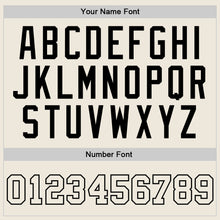 Загрузить изображение в средство просмотра галереи, Custom Cream Cream-Black Authentic Throwback Basketball Jersey