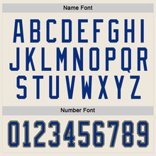 Загрузить изображение в средство просмотра галереи, Custom Cream Royal-Gold Hockey Jersey