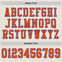 Загрузить изображение в средство просмотра галереи, Custom Cream Orange-Royal Mesh Authentic Football Jersey