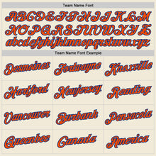 Load image into Gallery viewer, Custom Cream Orange-Royal Performance T-Shirt