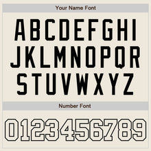 Загрузить изображение в средство просмотра галереи, Custom Cream Cream-Black Authentic Baseball Jersey