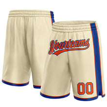 Charger l'image dans la galerie, Custom Cream Orange-Royal Authentic Basketball Shorts