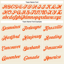 Laden Sie das Bild in den Galerie-Viewer, Custom Cream Orange Performance T-Shirt