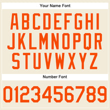 Laden Sie das Bild in den Galerie-Viewer, Custom Cream Orange Performance T-Shirt