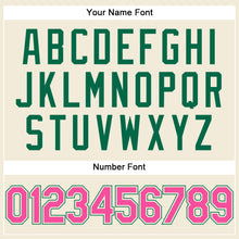 Charger l'image dans la galerie, Custom Cream Pink-Kelly Green Performance T-Shirt