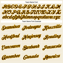 Load image into Gallery viewer, Custom Cream Brown-Gold Performance T-Shirt