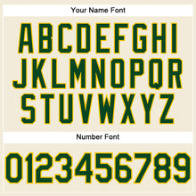 Load image into Gallery viewer, Custom Cream Green-Yellow Performance T-Shirt