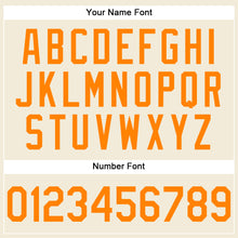 Laden Sie das Bild in den Galerie-Viewer, Custom Cream Bay Orange Performance T-Shirt