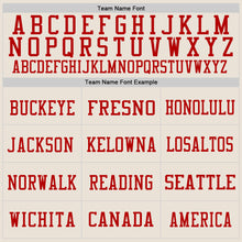 Charger l'image dans la galerie, Custom Cream Light Blue-Red Mesh Authentic Football Jersey