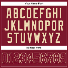 Загрузить изображение в средство просмотра галереи, Custom Crimson Crimson-Cream Authentic Sleeveless Baseball Jersey