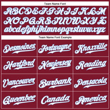 Загрузить изображение в средство просмотра галереи, Custom Crimson White-Light Blue Authentic Sleeveless Baseball Jersey