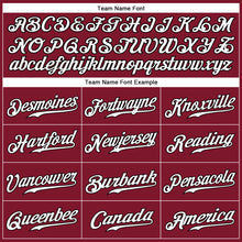 Загрузить изображение в средство просмотра галереи, Custom Crimson White-Black Authentic Sleeveless Baseball Jersey