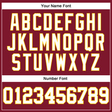 Загрузить изображение в средство просмотра галереи, Custom Crimson White-Gold Authentic Sleeveless Baseball Jersey