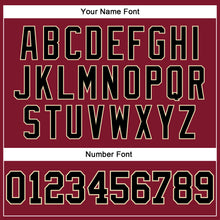 Загрузить изображение в средство просмотра галереи, Custom Crimson Black-Cream Authentic Sleeveless Baseball Jersey