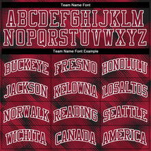 Загрузить изображение в средство просмотра галереи, Custom Crimson Crimson-Black Round Neck Sublimation Basketball Suit Jersey