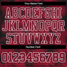 Загрузить изображение в средство просмотра галереи, Custom Crimson Crimson-Black Round Neck Sublimation Basketball Suit Jersey