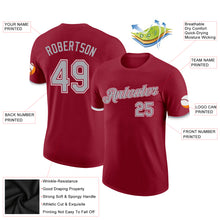 Charger l'image dans la galerie, Custom Crimson Gray-White Performance T-Shirt