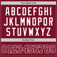 Laden Sie das Bild in den Galerie-Viewer, Custom Crimson Crimson-White Authentic Baseball Jersey