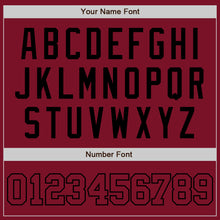 Laden Sie das Bild in den Galerie-Viewer, Custom Crimson Crimson-Black Authentic Baseball Jersey